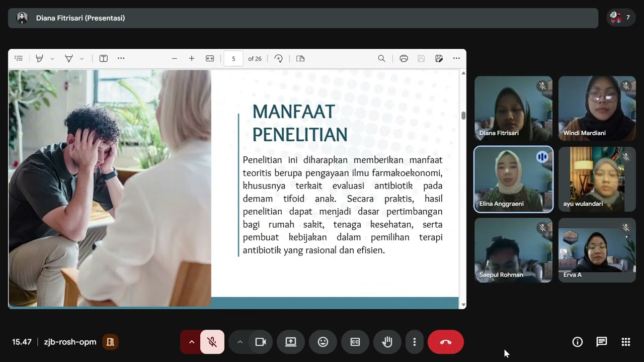 VLOG Persentasi Farmakoekonomi : Demam Tifoid