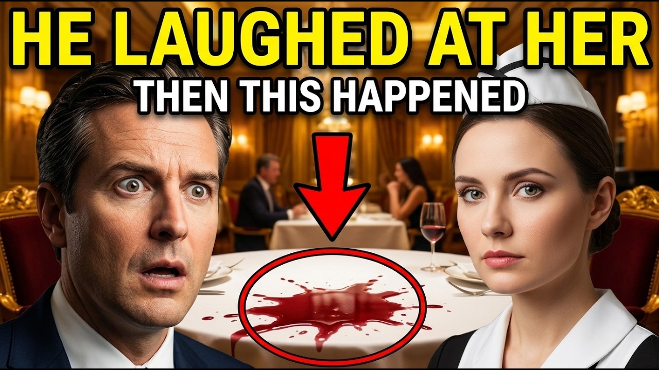 A Billionaire Publicly Humiliated A Waitress — Seconds Later, The Entire Room Went Silent