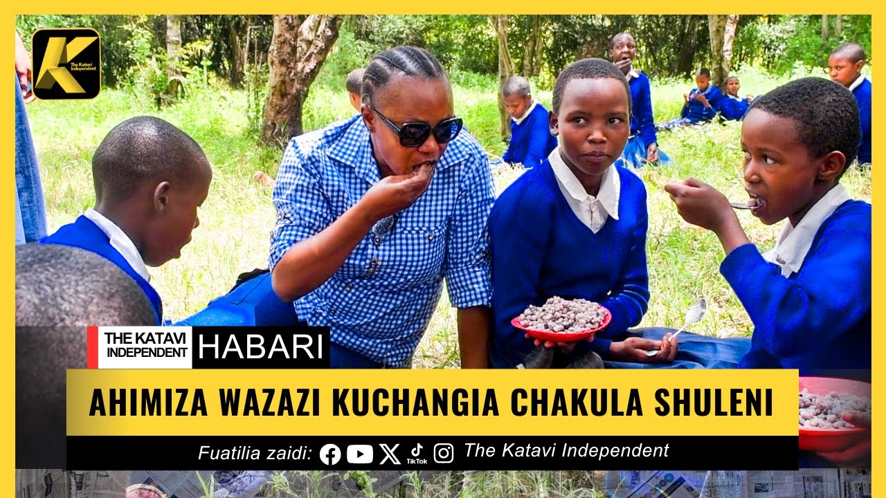SHUHUDIA RC QUEEN SENDIGA ALIVYOSHIRIKI CHAKULA na WANAFUNZI.