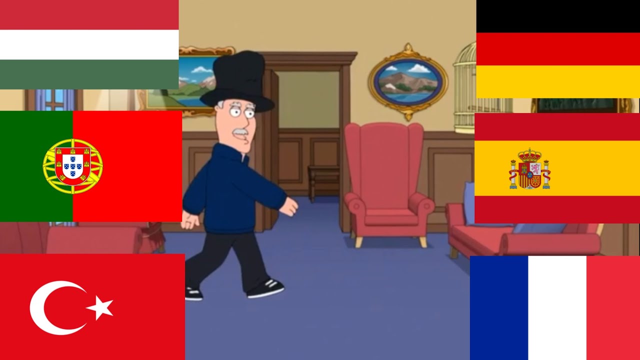 Dancing, walking, rearranging furniture | different languages