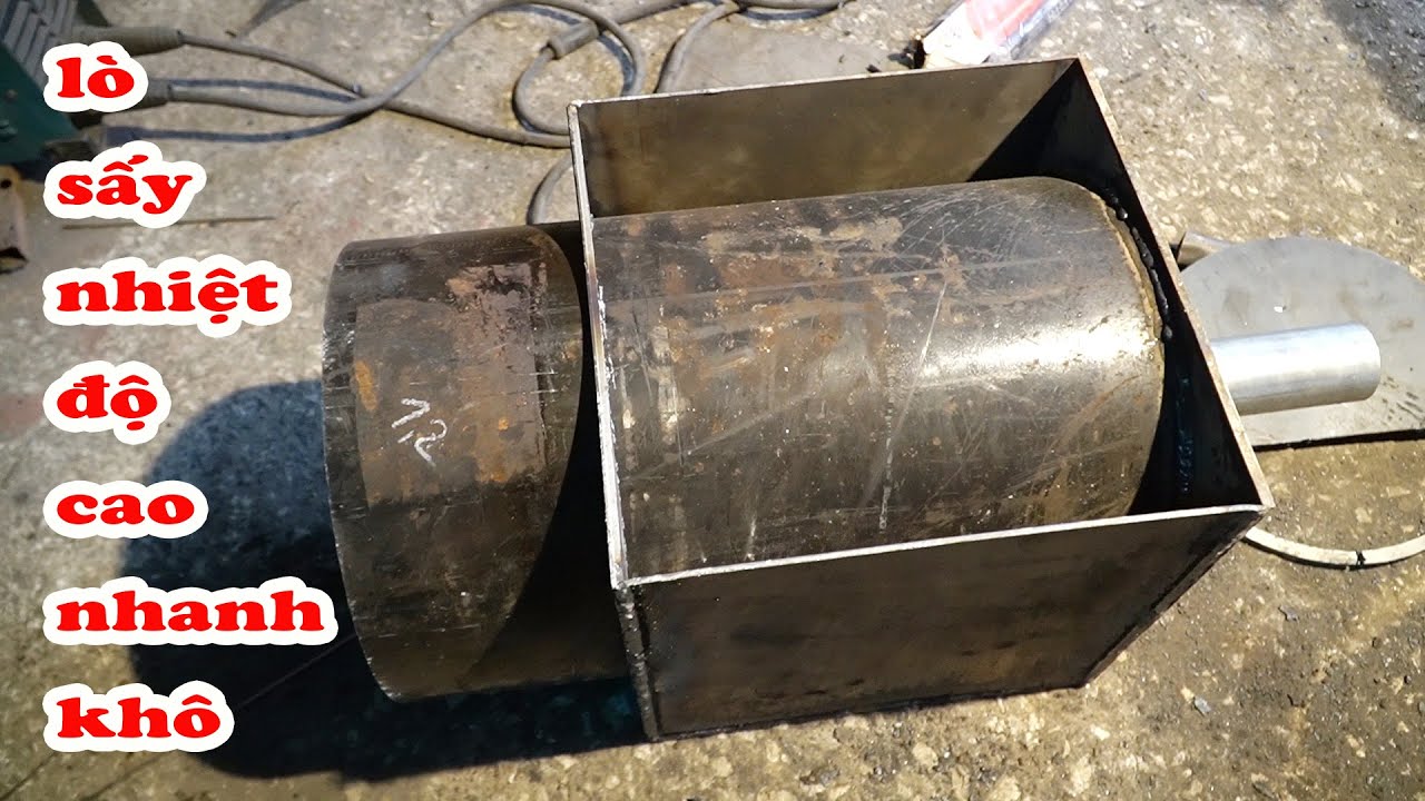 Chế Lò sấy Long Nhãn Chạy Bằng Nhớt Thải - Trần Thành Hữu