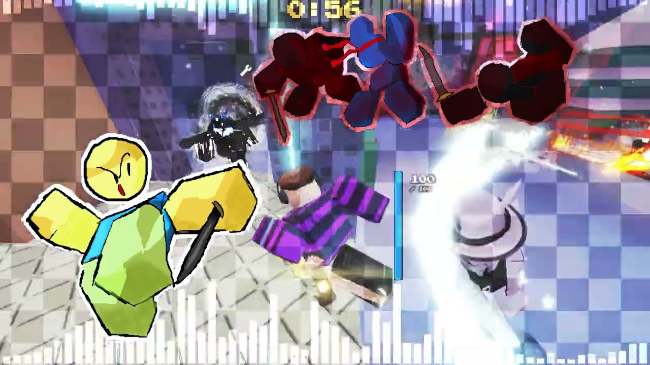 [ SWORD DANCE ] [ Sword fight lms ] 1 v 8 Ost CC Ost