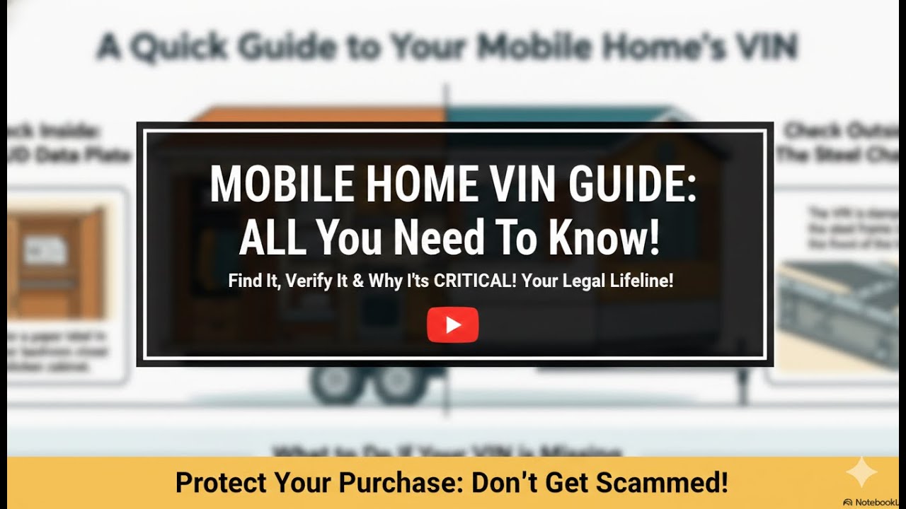 Where Is The VIN Number For My Mobile Home