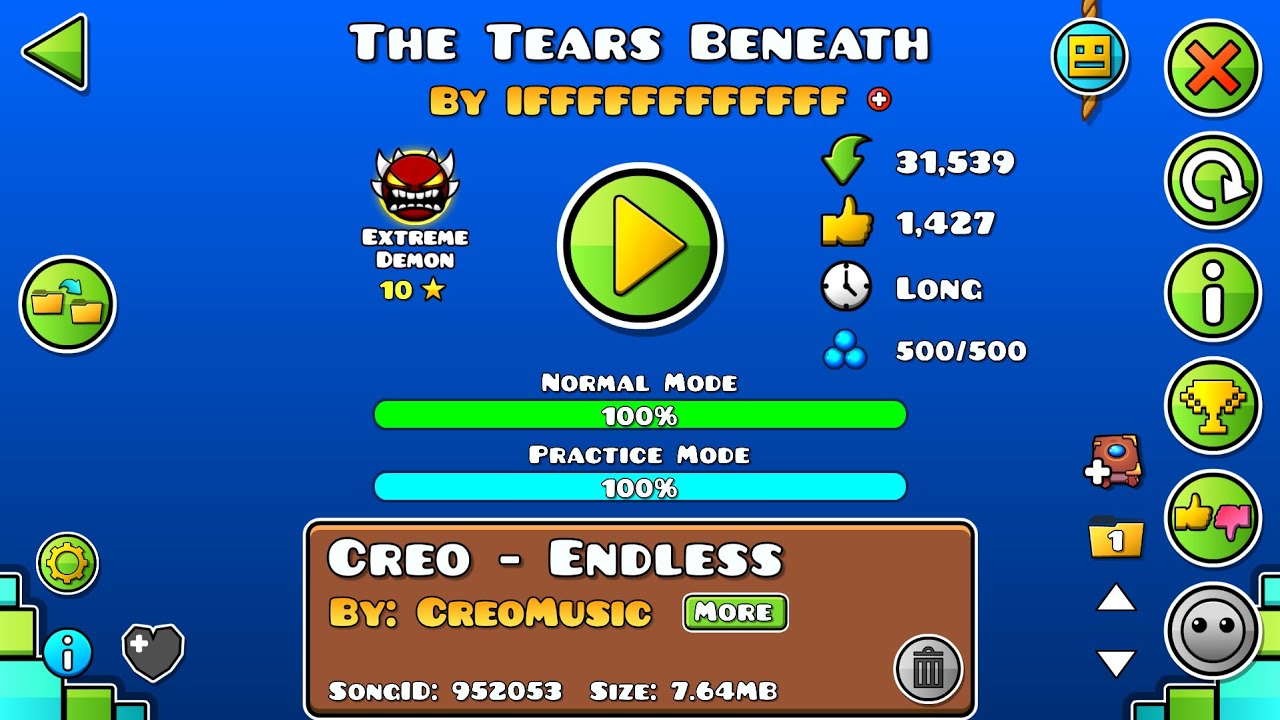 The Tears Beneath by IFFFFFFFFFFFF (Extreme Demon)
