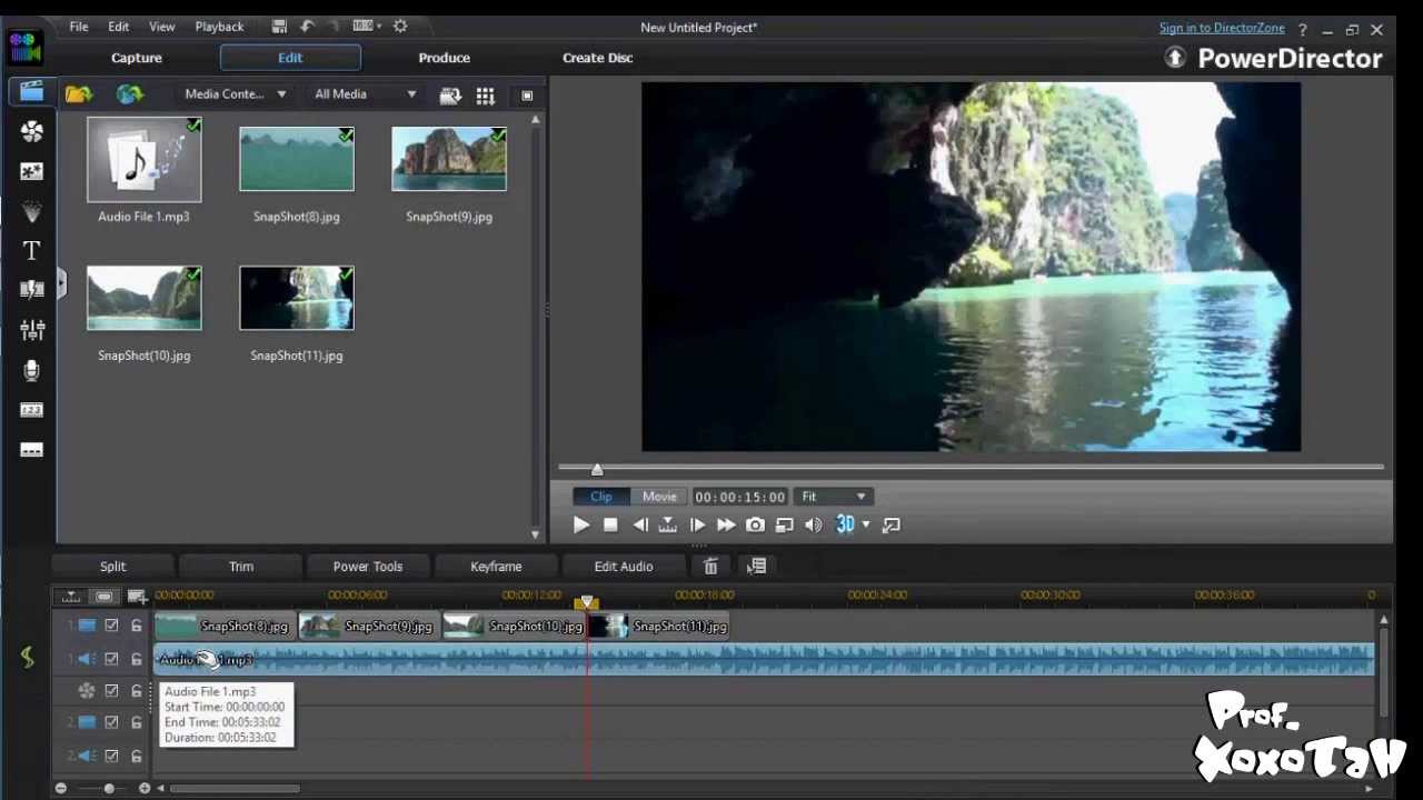 PowerDirector 11 TUTORIAL (01) Getting Started