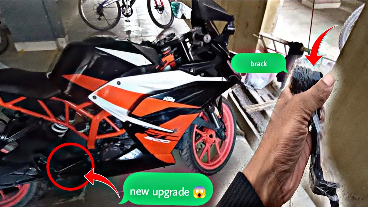 Ktm rc 200 brack lever install #foryou #viral #explorepage# trending 