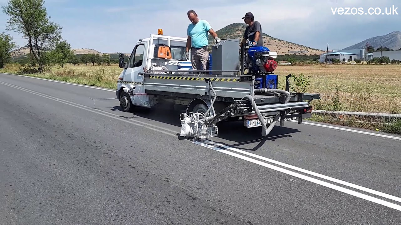 Road Marking Machine - VEZOS RM 2.5 (Truck-mounted Line Striping Kit)