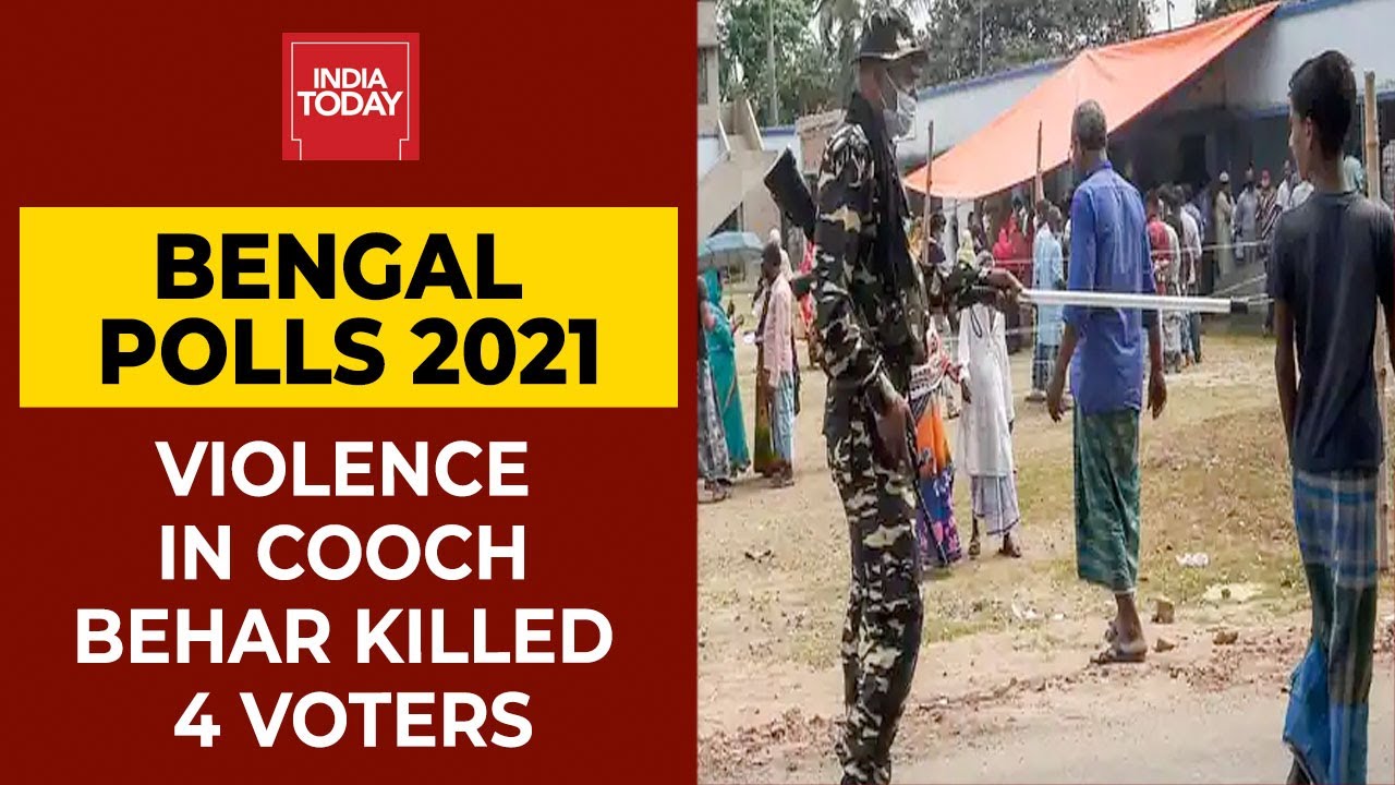 Bengal Poll Violence: BJP Candidate's Car Attacked; 4 People Killed In CISF Firing In Cooch Behar