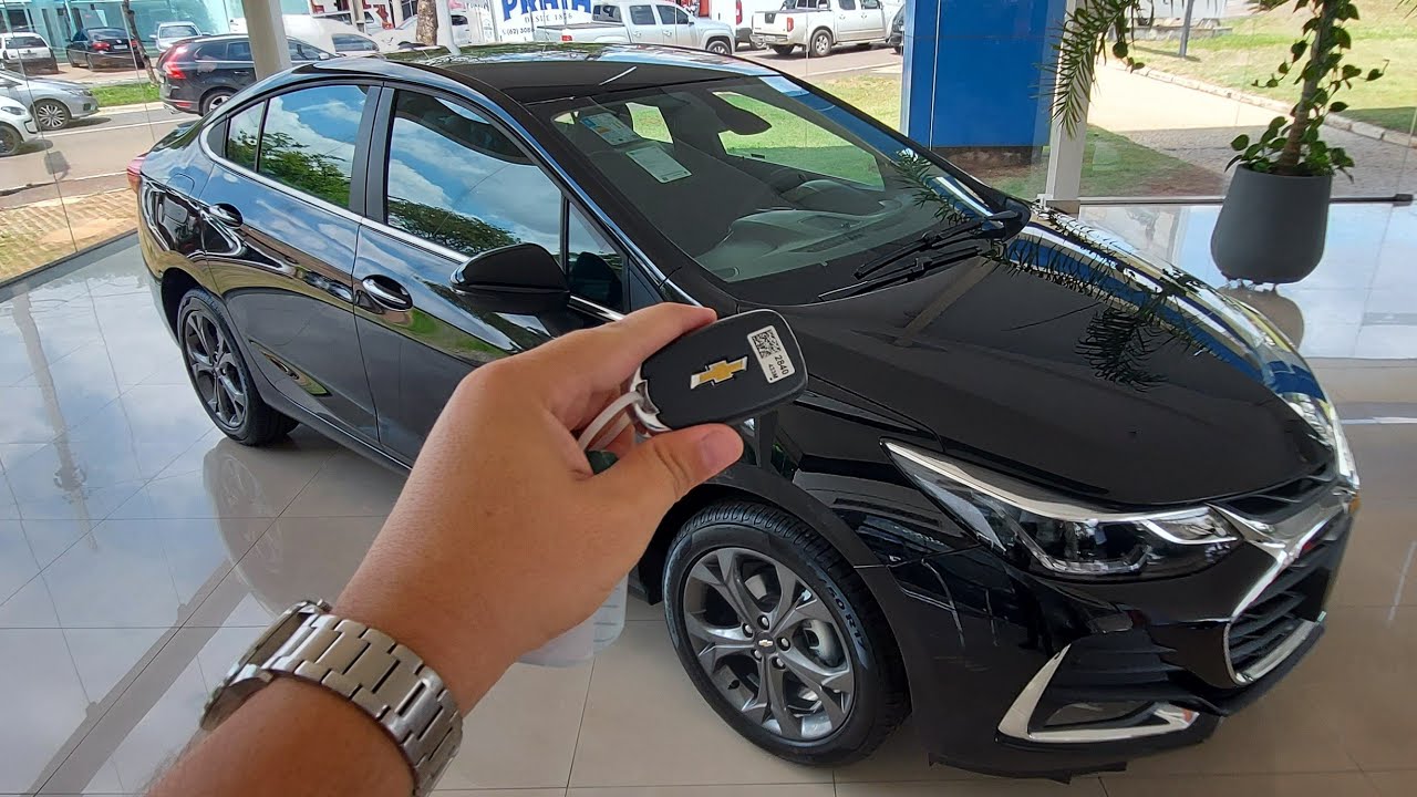 detalhes reais novo Chevrolet cruze 1.4 turbo preto ouro negro flex 2022