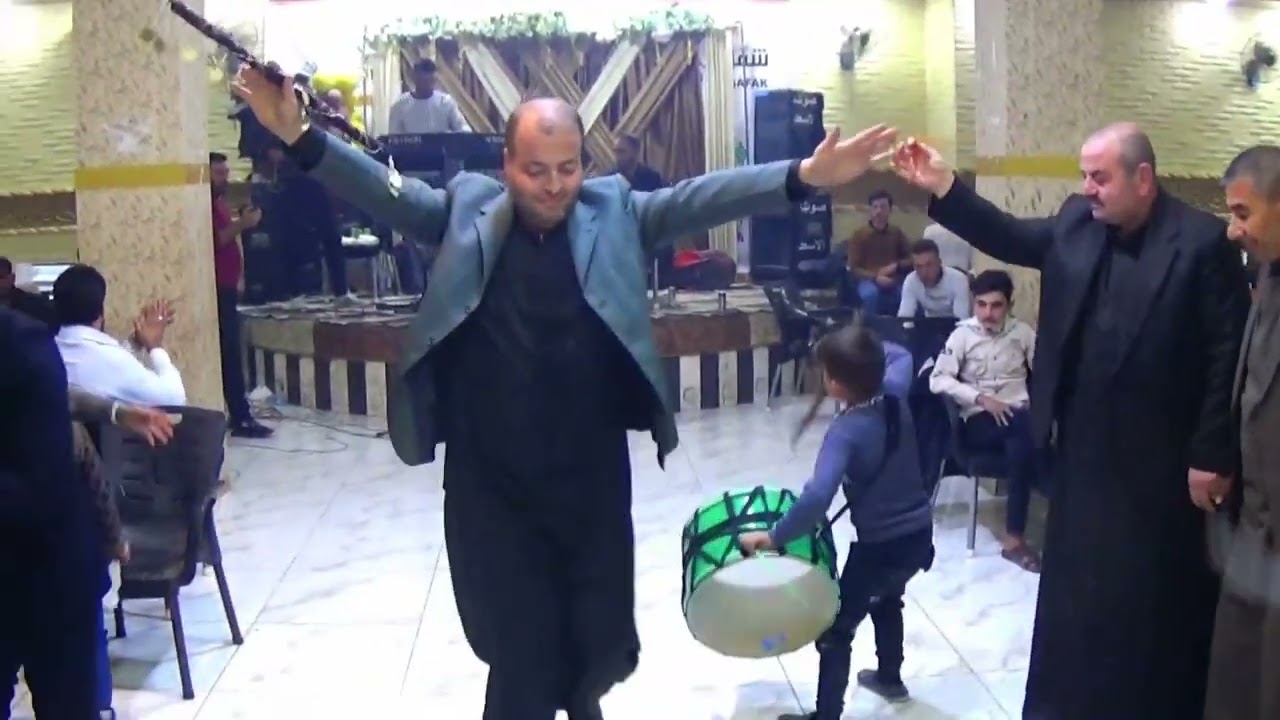 حفل زفاف مصطفى خالد الحسين ج٢ أفراح الغدفه نايا للصوت والصوره كفريحمول 9647506699813+