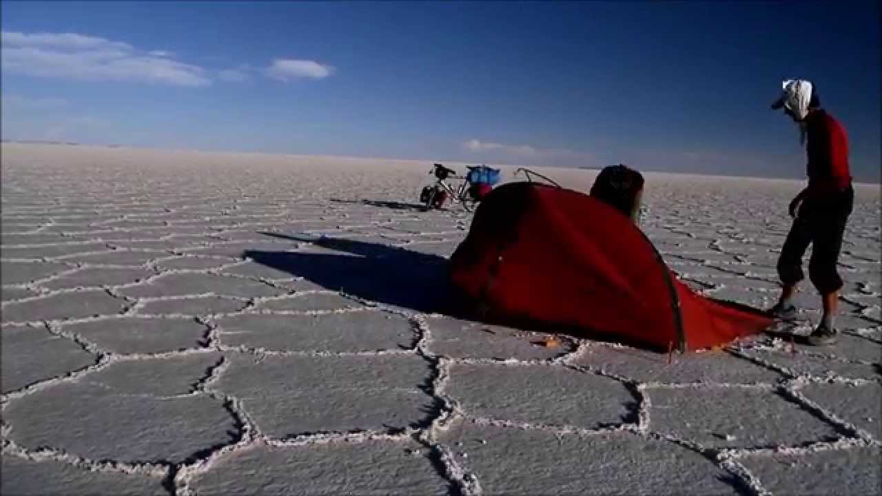Salar de Uyuni Zeltaufbau Exped Venus