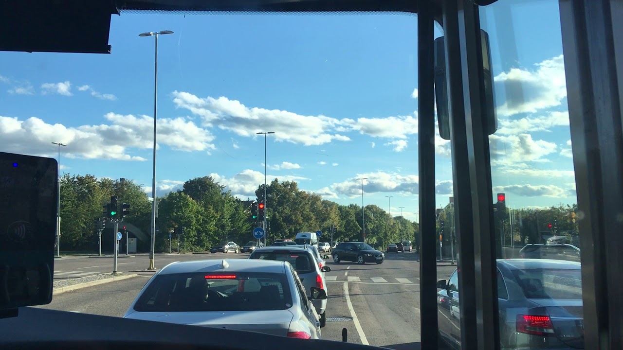 Bus ride line 1 from Stora Gatan to Bygatan.