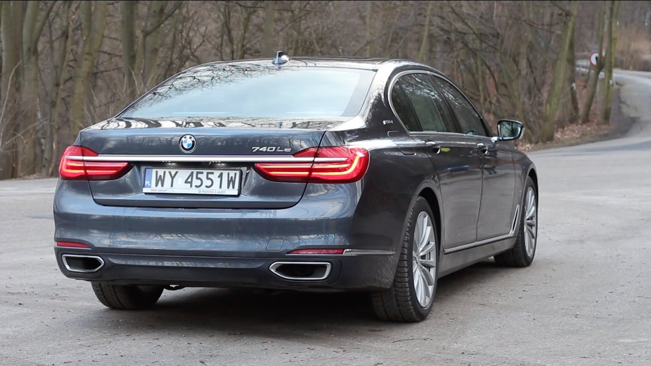 2017 BMW 740Le (hybrid) - most luxurious limousine on the market. Exterior, interior and features.