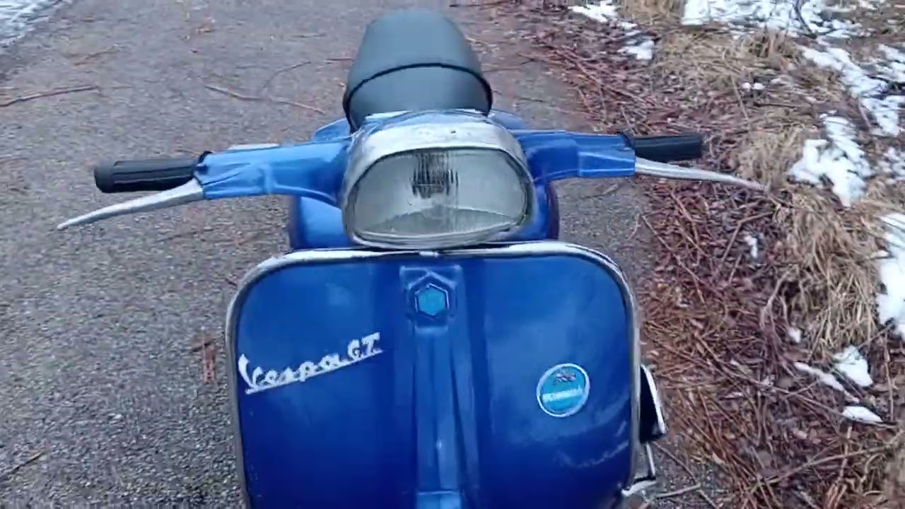 Motovespa 160 GT Year 1976 Test Run