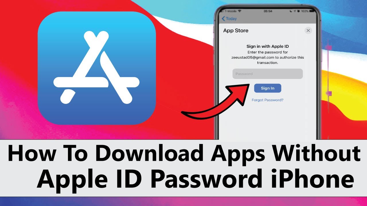 Как загружать приложения без пароля Apple ID | Установка приложений без пароля Apple ID на iPhone...