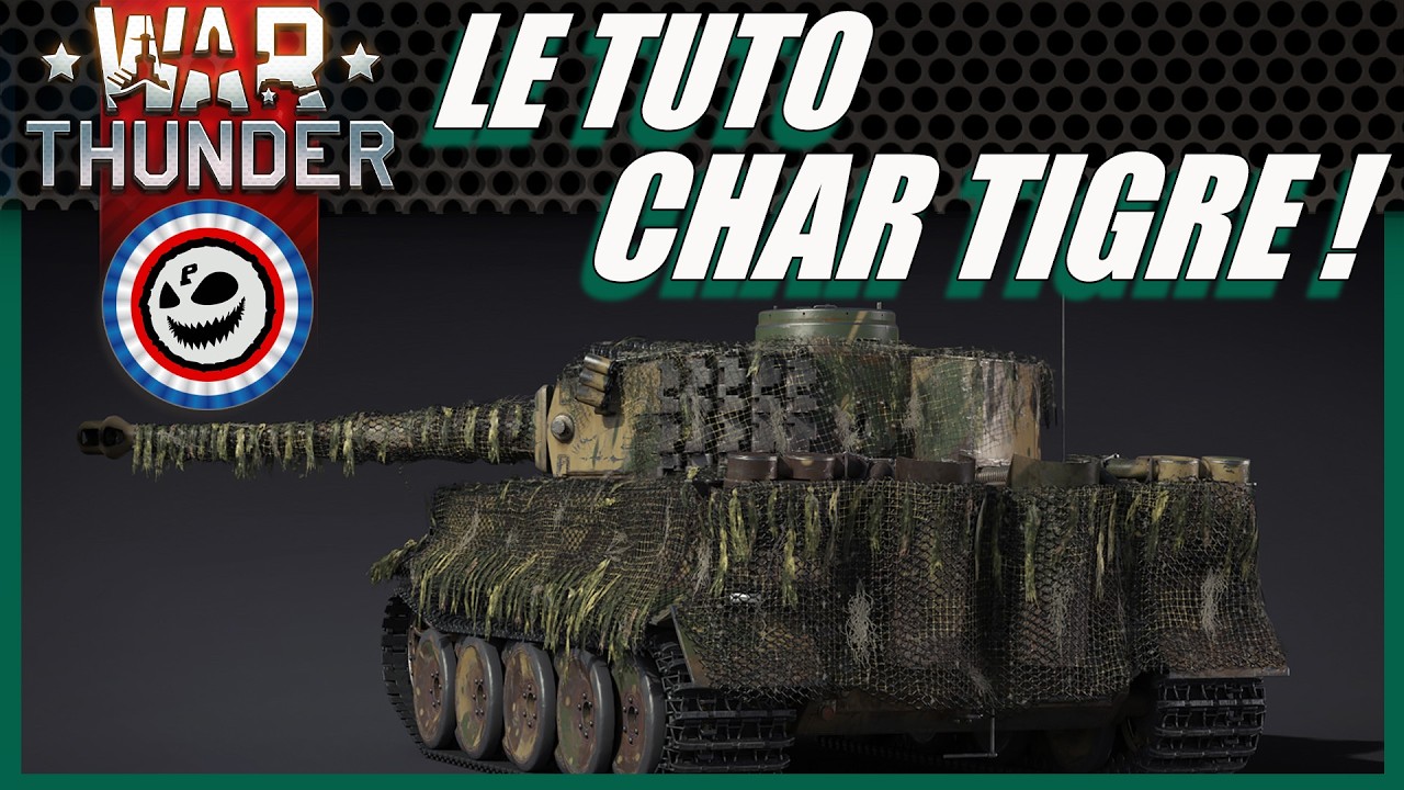 J'explique aux abonnés comment utiliser le char Tigre dans War Thunder.