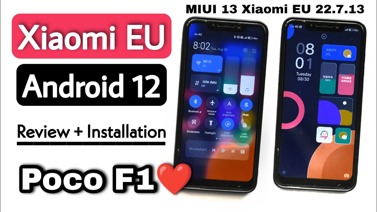 Android 12 MIUI 13 Xiaomi EU 22.7.13 Rom For Poco F1. Detail Review & Installation