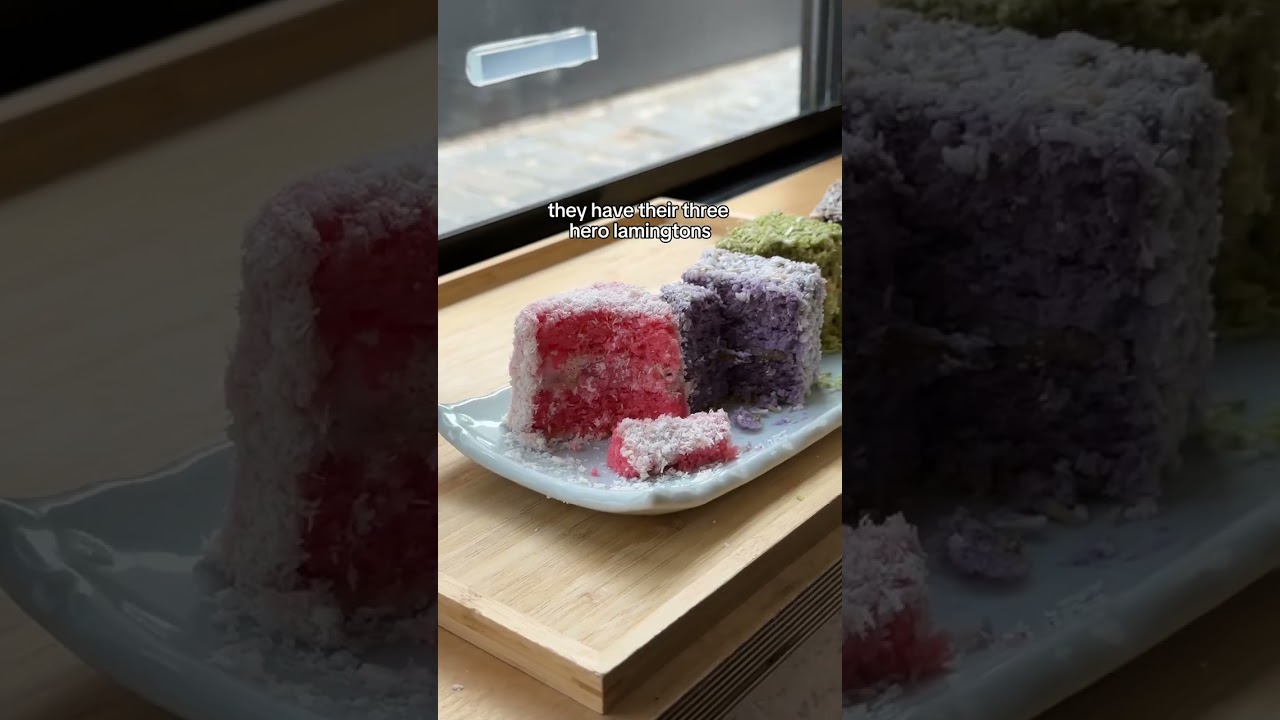 iconic Aussie lamingtons with a twist...