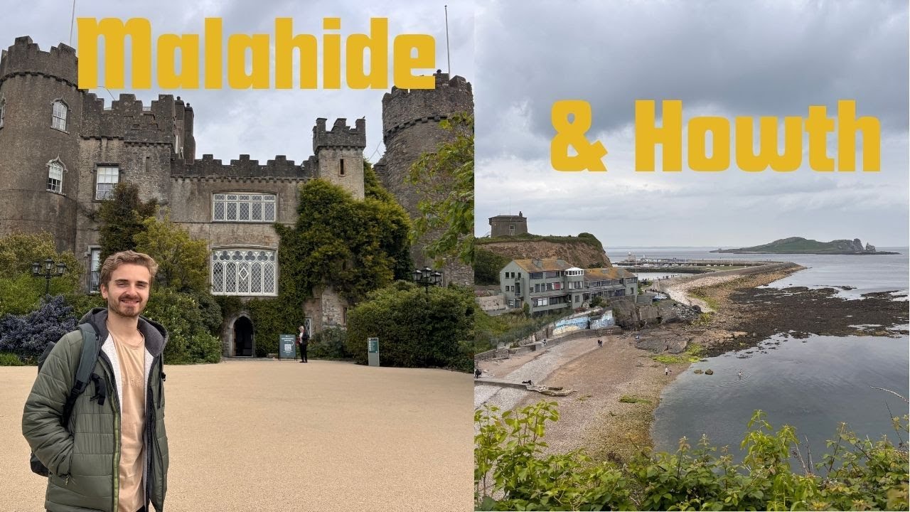 Um dia fora de Dublin 🍀 — entre o castelo de Malahide e as falésias de Howth!