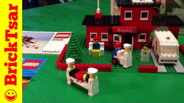 LEGO 555 Hospital from 1975 | VINTAGE LEGOLAND town