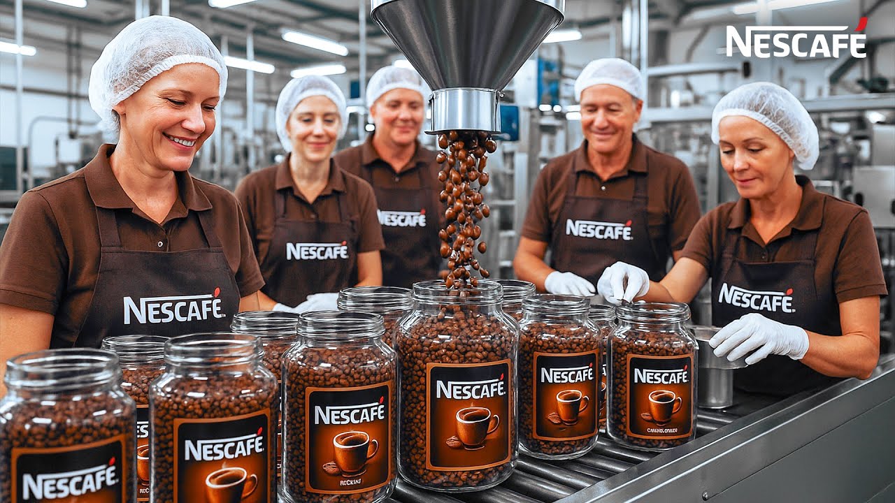 How Instant Coffee is Made - The Secret Factory Process