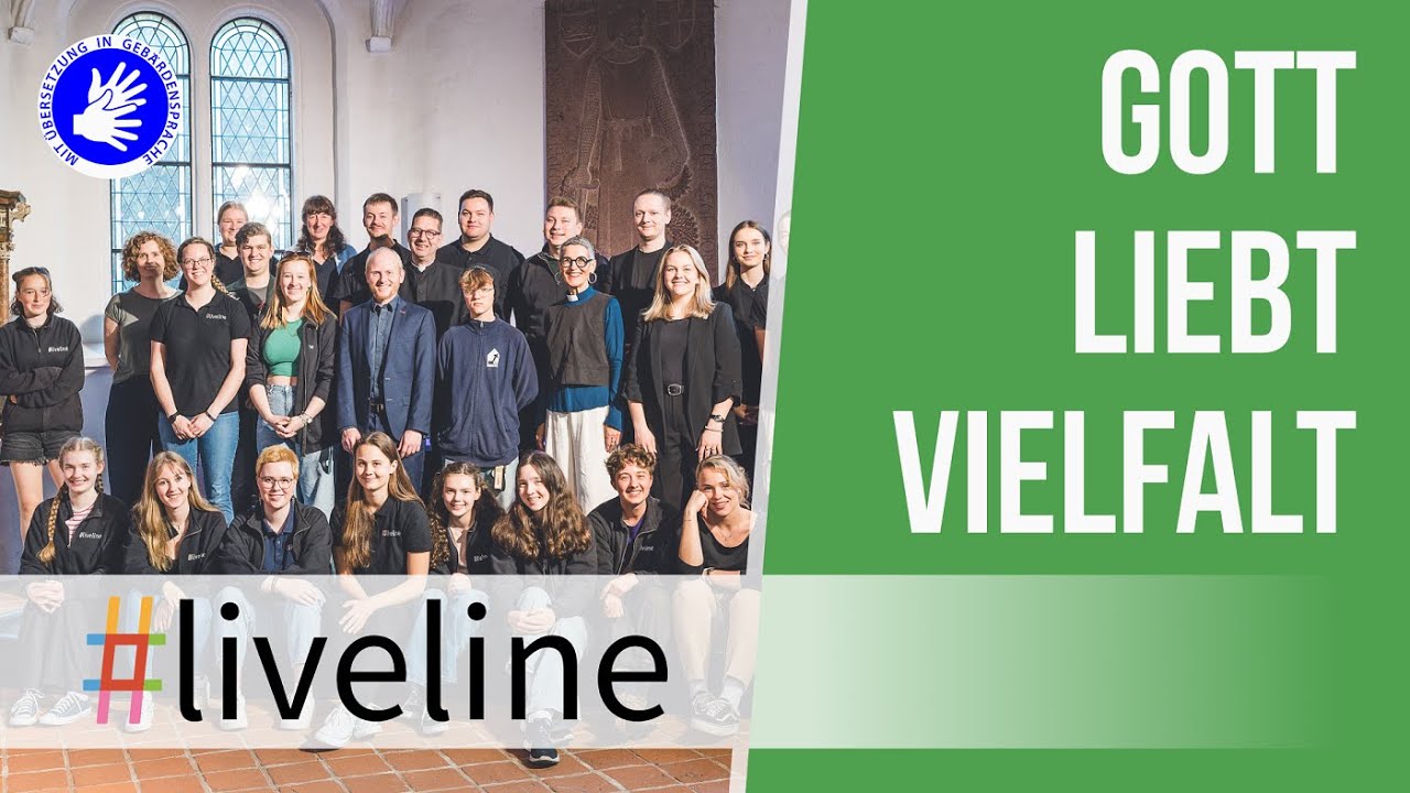Gott liebt Vielfalt - #liveline am 12. Oktober um 10 Uhr
