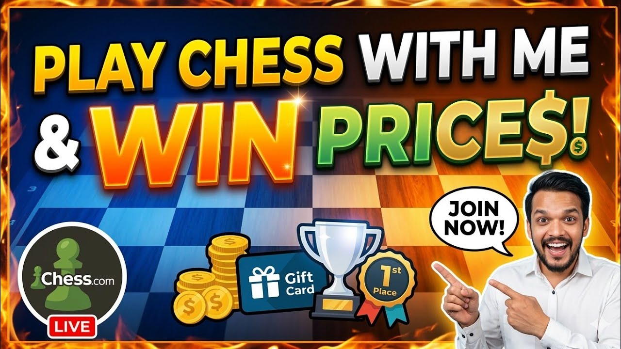 Play Chess with me and Win Prices