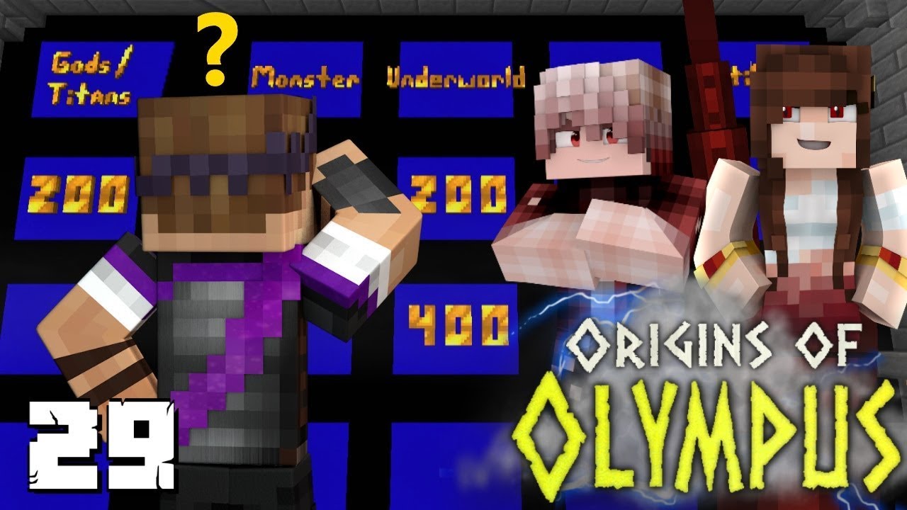 Origins of Olympus: TRIAL OF ATHENA: GREEK JEOPARDY! (Percy Jackson Minecraft Roleplay SMP)