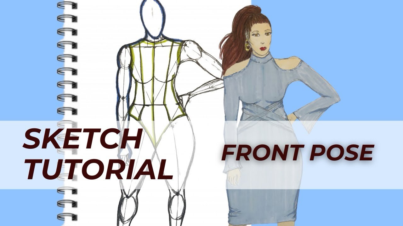 Fashion Illustration Made Simple | Plus-Size Front Pose (Part 1)