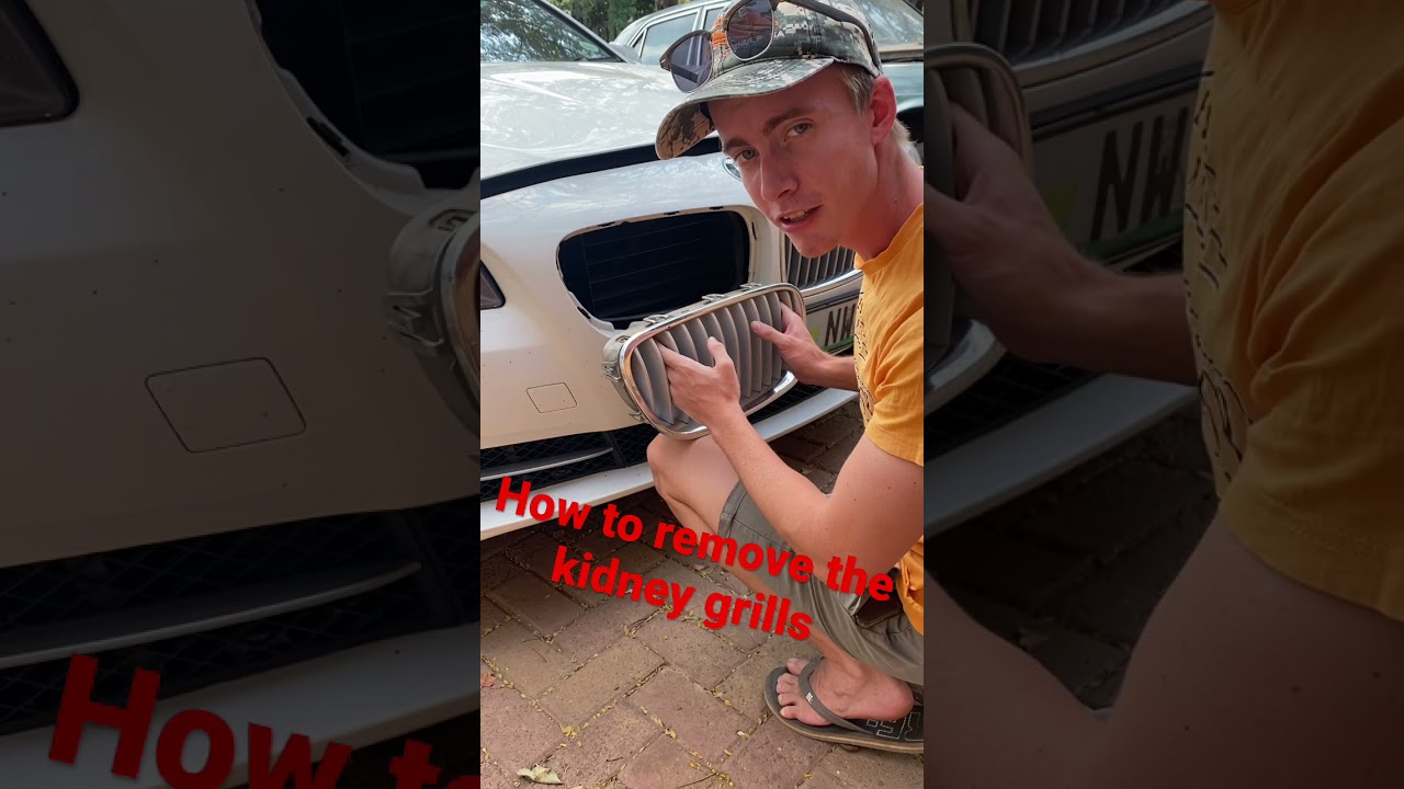 How to remove the kidney grills