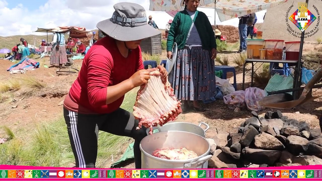 Así se HACE LA HUATIA a la TIERRA o PACHAMANCA en San pedro de TOTORA, Oruro- Bolivia 😋DELICIOSO 🥔🍗🍖