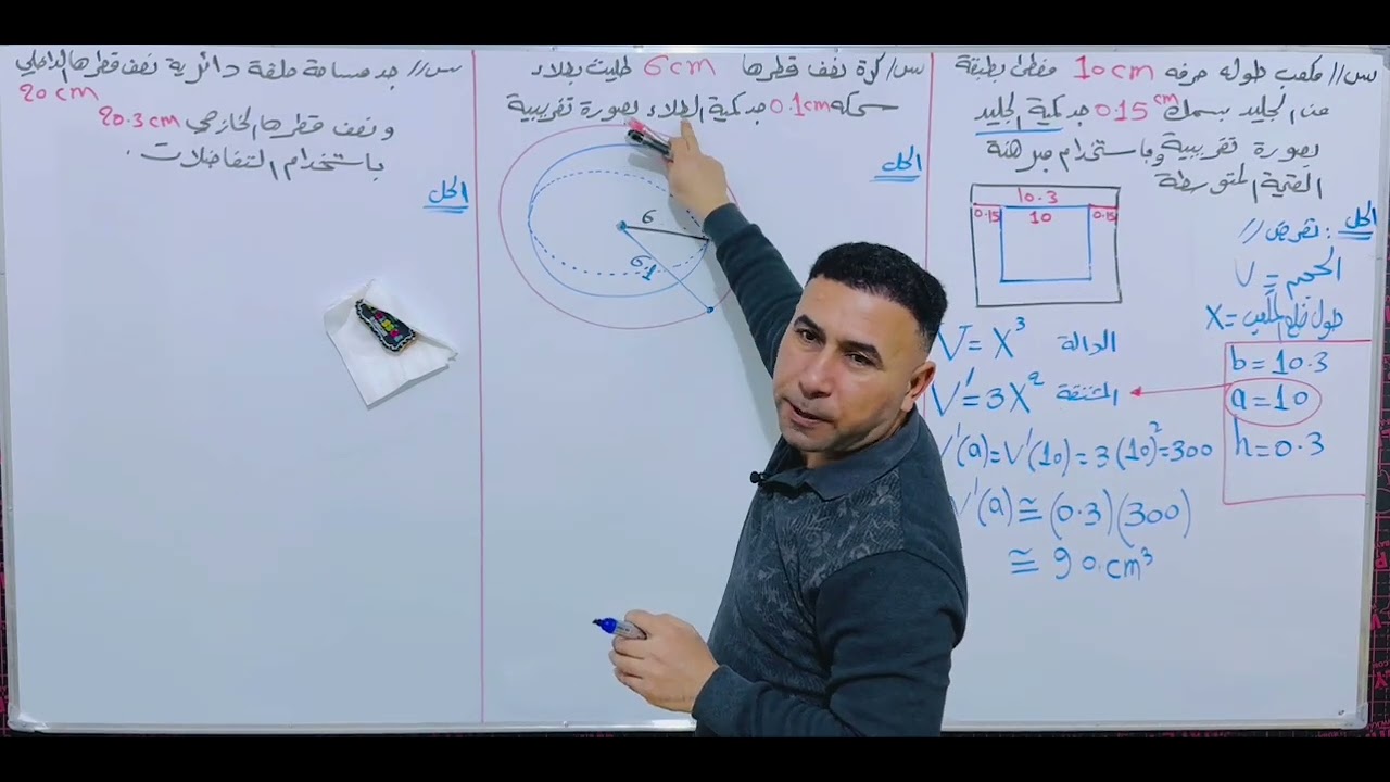 التغير التقريبي للأشكال الهندسية