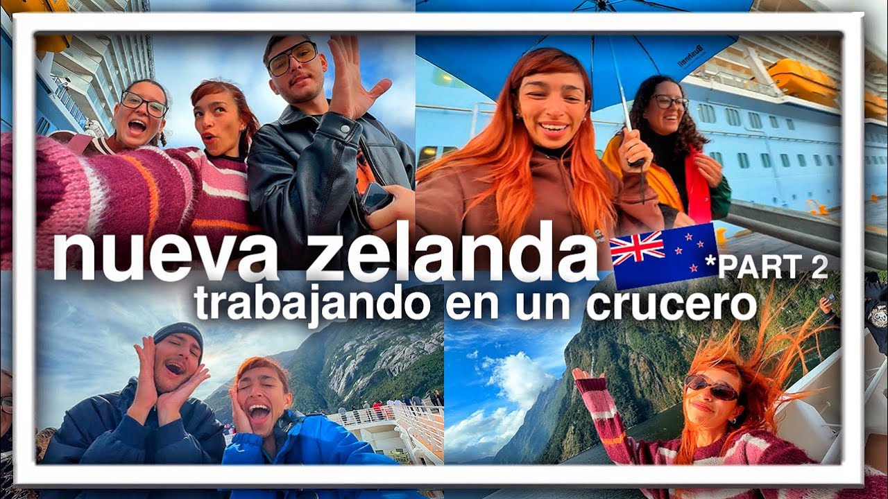 sigue el viaje de 14 días en crucero recorriendo nueva zelanda 😍