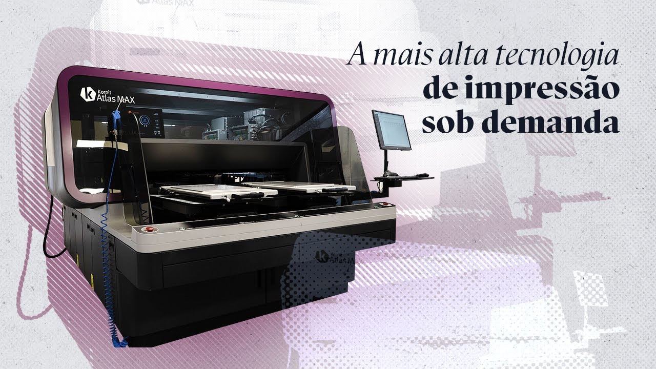 kornit Atlas Max - A mais alta tecnologia de impressão sob demanda