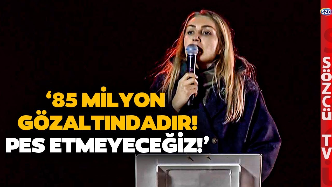Dilek İmamoğlu Saraçhane'de Konuştu! Yüzbinler Ekrem İmamoğlu'na Destek İçin Meydanda! Bomba Sözler