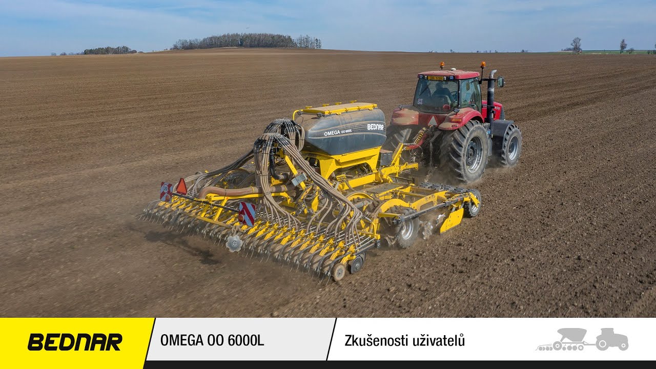 BEDNAR: Zkušenosti se secím strojem OMEGA OO 6000L v ZAS Bečváry