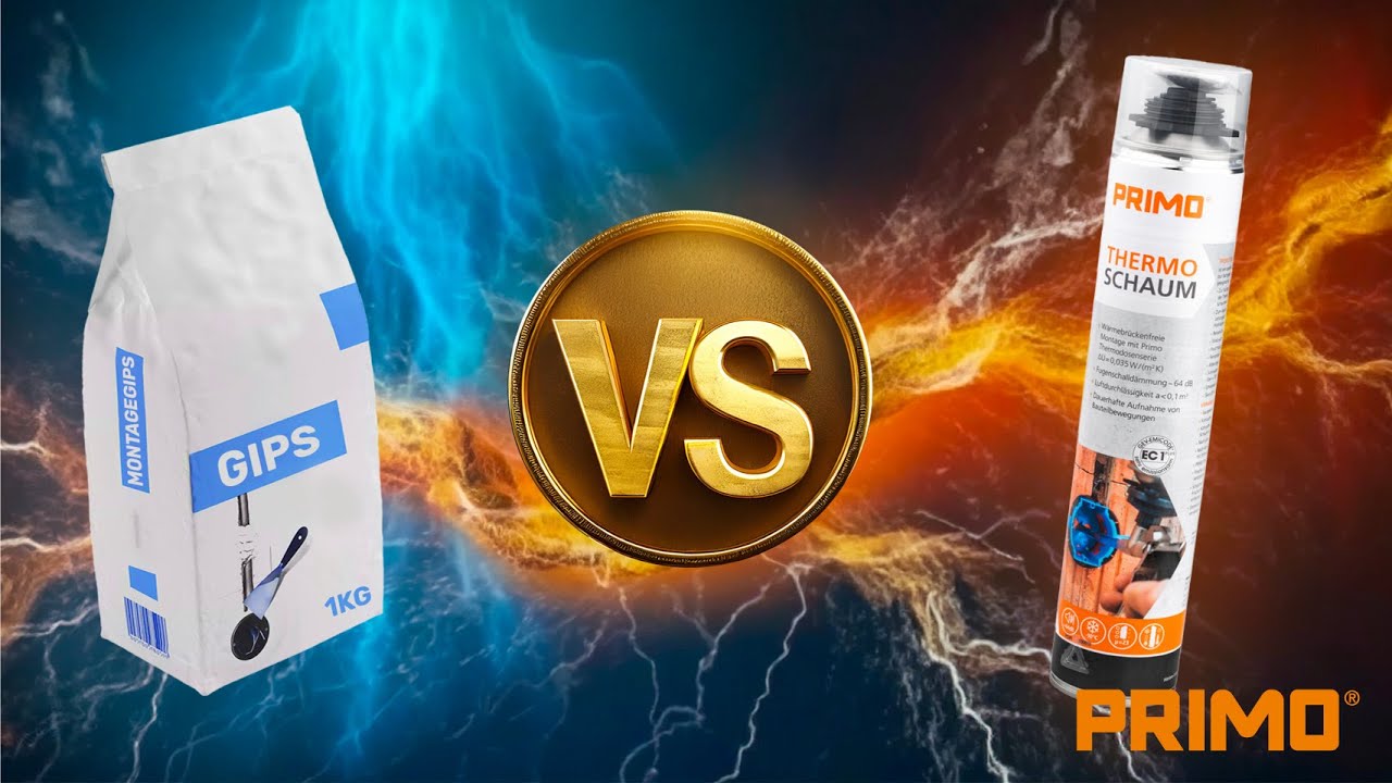 Thermoschaum vs. Gips