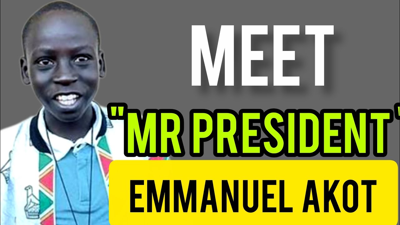 “Meet Emmanuel Akot: Uganda’s 11-Year-Old ‘Mr President’ with a Dream to Unite Africa”