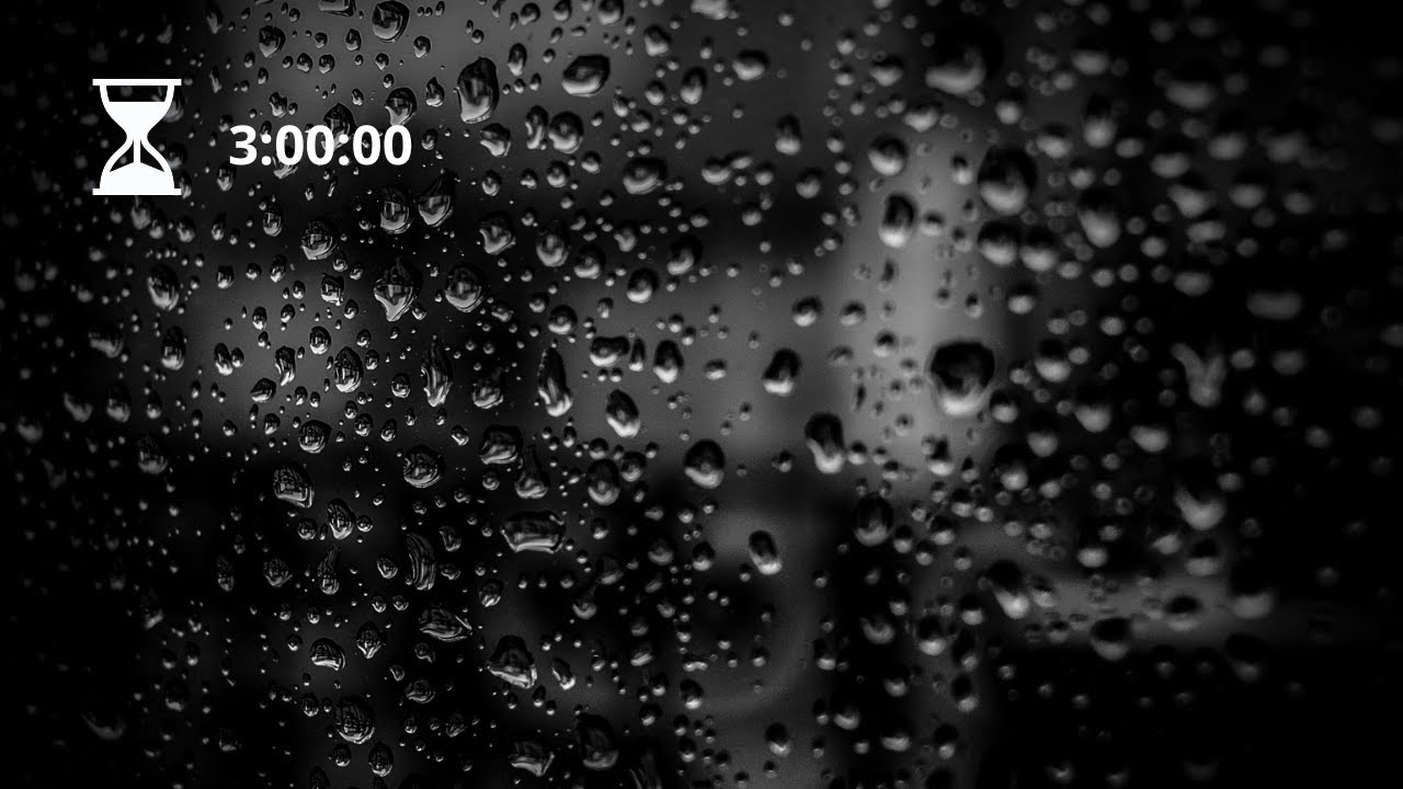 💤 3 UUR Zacht Regengeluid om GOED TE SLAPEN | ZWART SCHERM | 💤 Geen donder