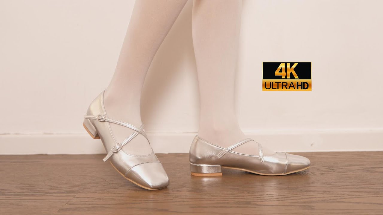 Flat Heel Ballet Shoes Walking Tone