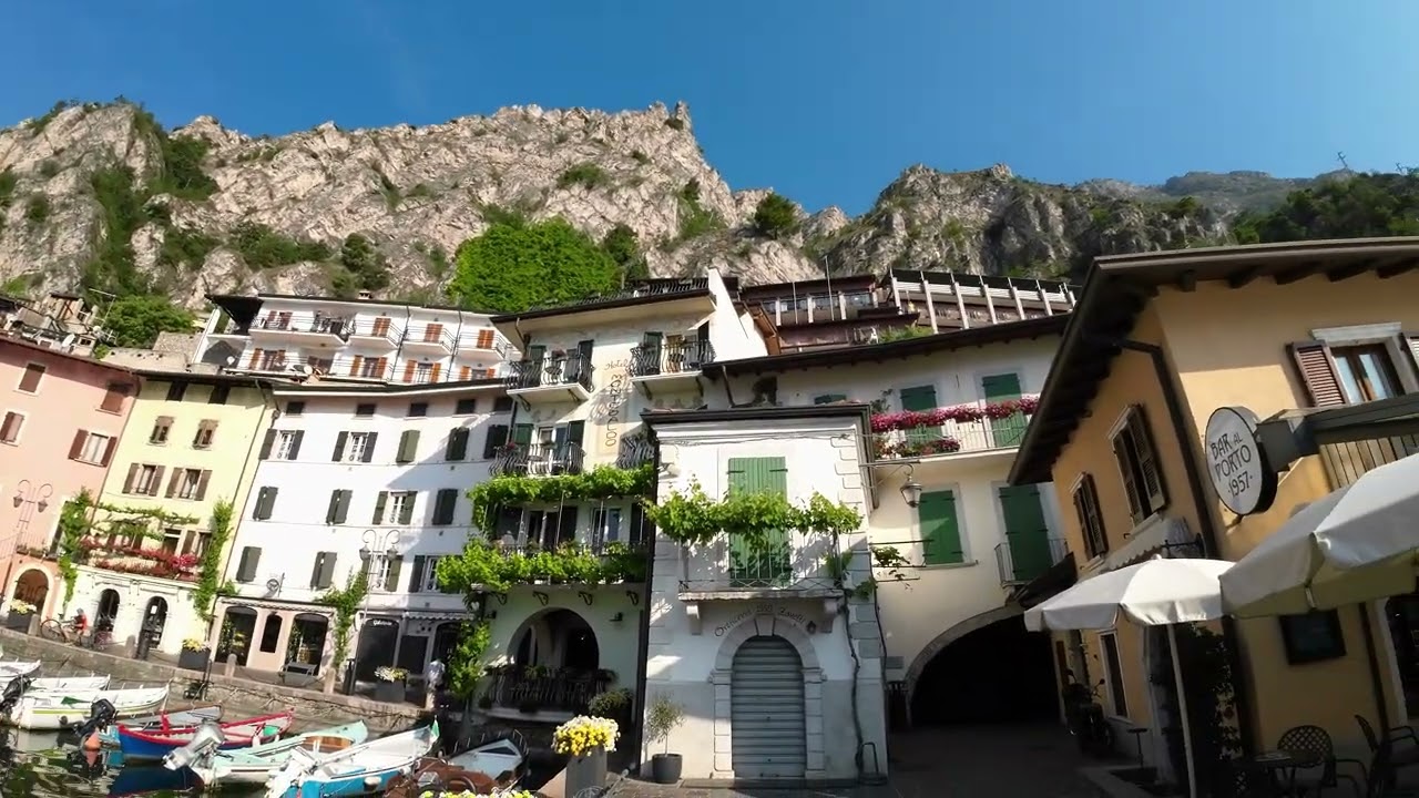 4K UHD | TRAVEL BY BIKE IN THE ALPS. PART 5 LAKE GARDA (Italy)