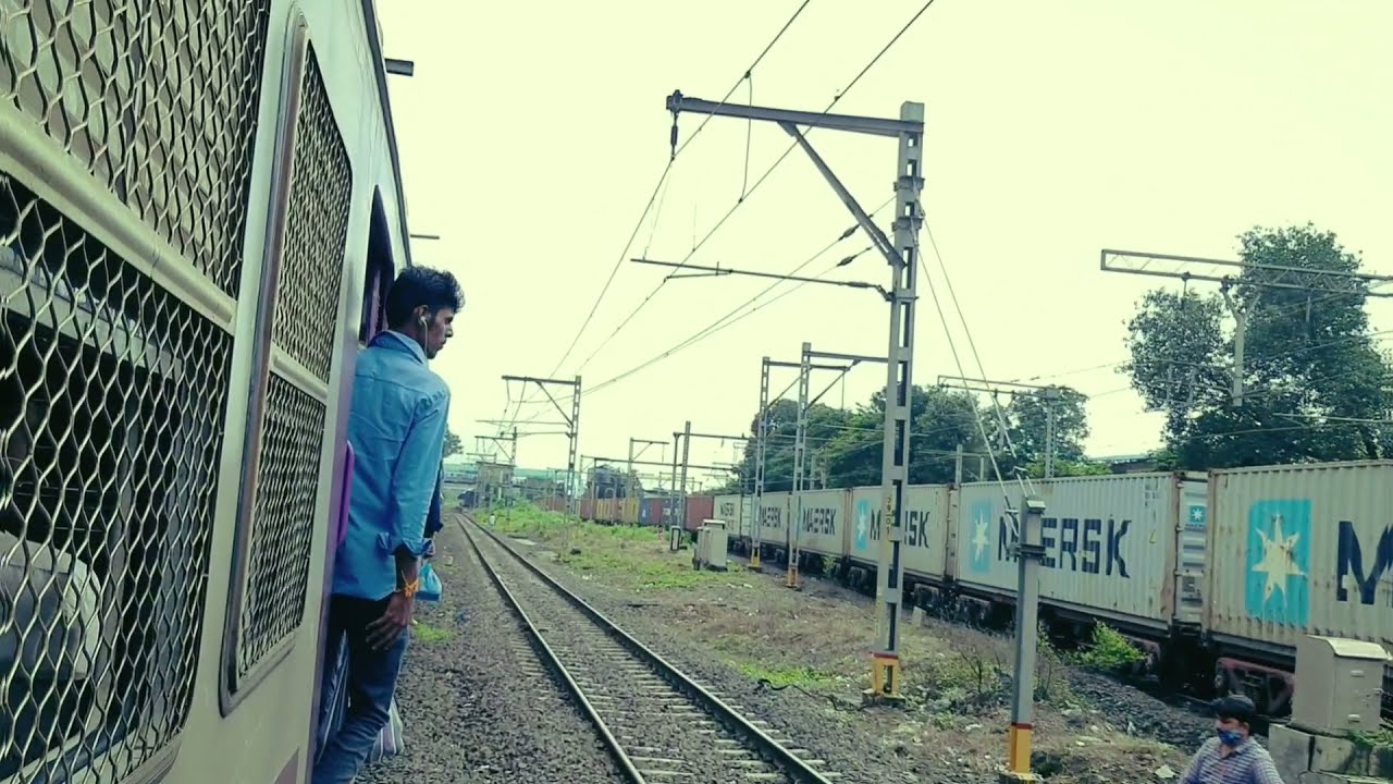Mumbai Local Train Travelling Khadavli To Vasind.
