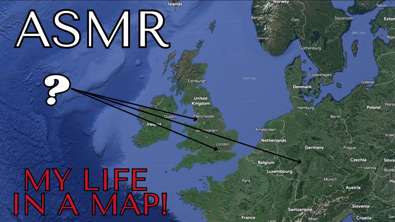 ASMR - Map of the World Through My Life! | 100th Video!