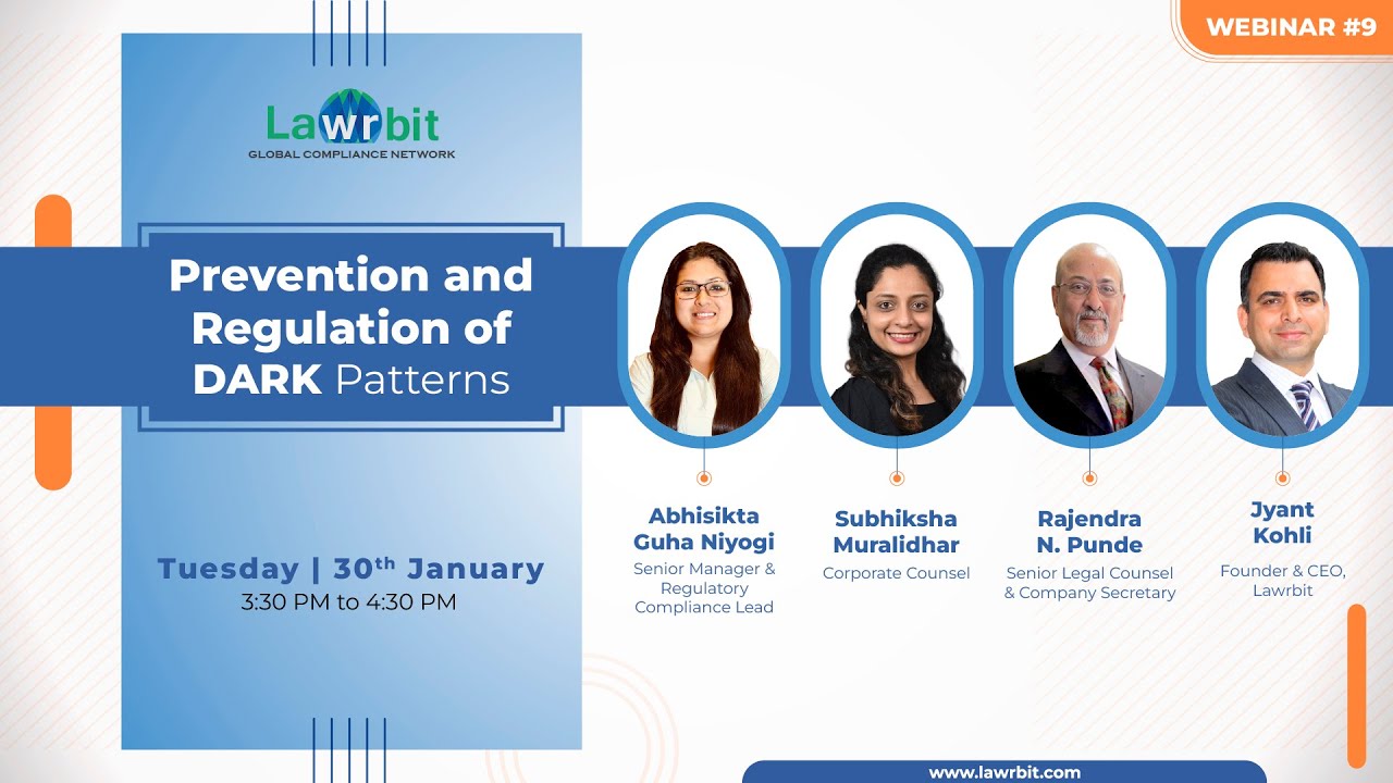 Panel Discussion with Industry Experts on Prevention and Regulation of Dark Patterns
