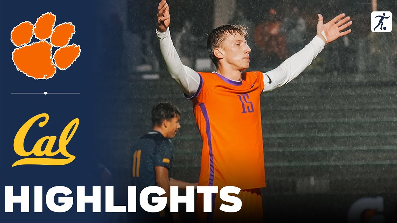 Clemson vs California | NCAA College Soccer | Highlights - November 14, 2024