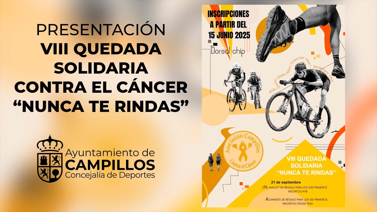 Presentación VIII Quedada Solidaria contra el Cáncer 