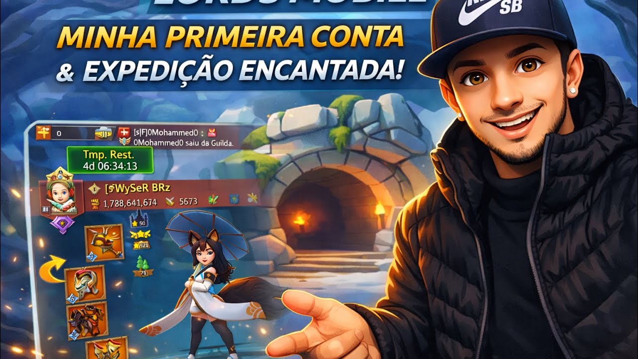 VOLTEI NA MINHA PRIMEIRA CONTA… | Expedição Encantada #LordsMobile