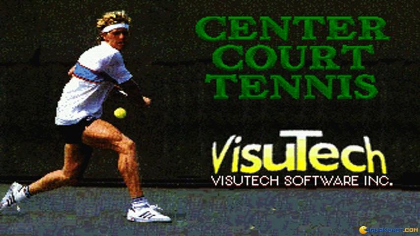 Center Court Tennis gameplay (PC Game, 1991)