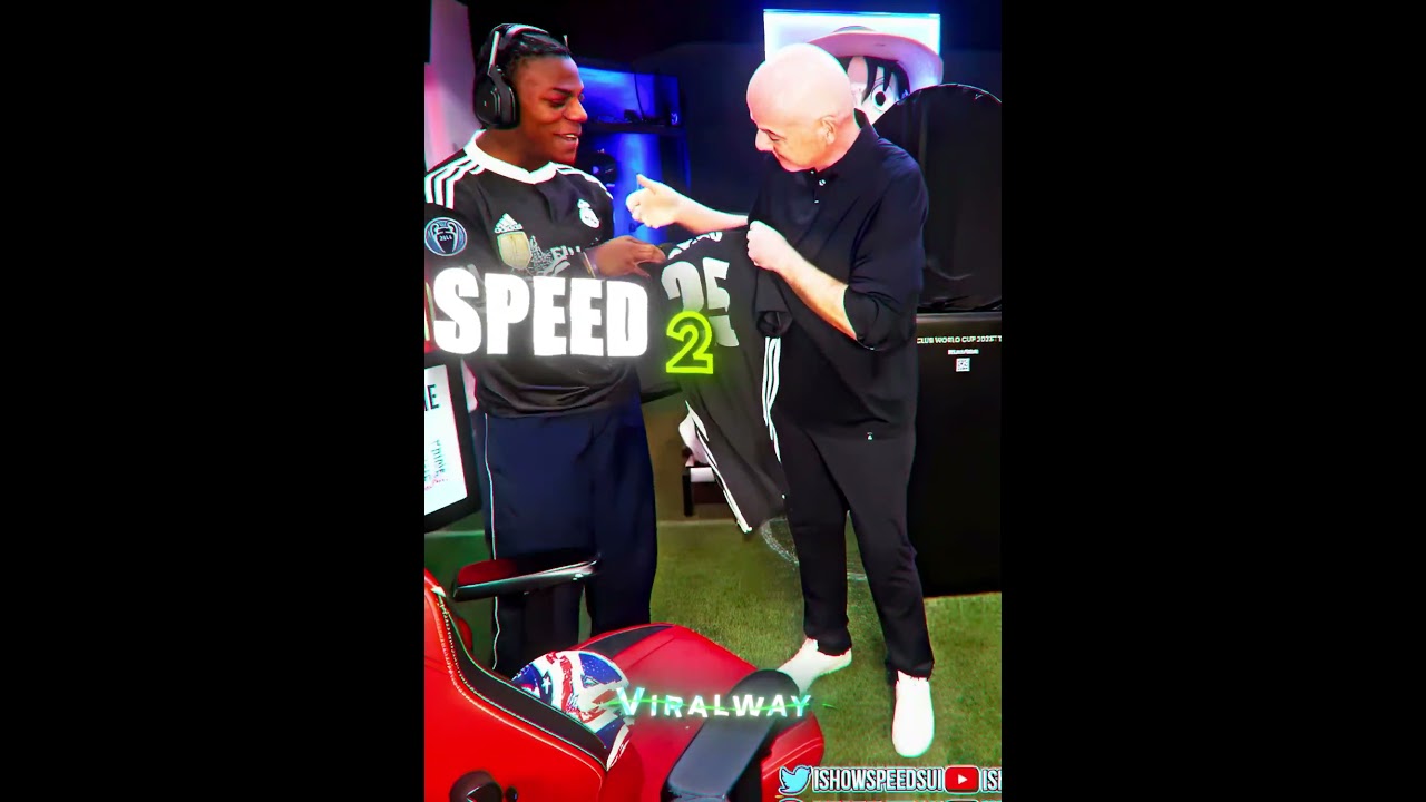 iShowSpeed Meets the FIFA President 😳⚽