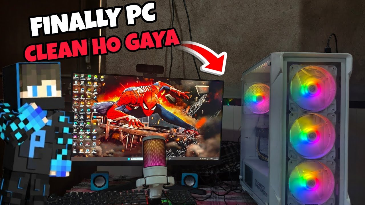 Finally Pure PC Ko Saaf Kar Diya 💻 | Cleaning Vlog